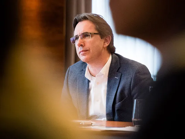 Man sitting at event